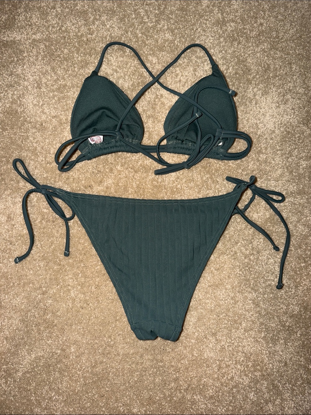 Ron Jon Classic Triangle String Bikini Set - Picture 2 of 2